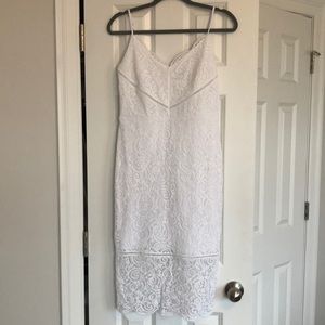 White lace dress
